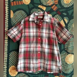 Eddie Bauer Plaid Short Sleeve Shirt